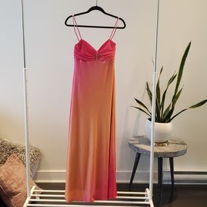 Ombré glittering Prom dress